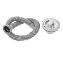 1Set Küchen- Und Bad Ablaufrohr Robustem ABS in Grau