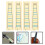 4St Multi-Kleur Papier Viool Vingerhulpgids Stickers 3