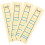 4St Multi-Kleur Papier Viool Vingerhulpgids Stickers 4