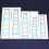 4St Multi-Kleur Papier Viool Vingerhulpgids Stickers 2
