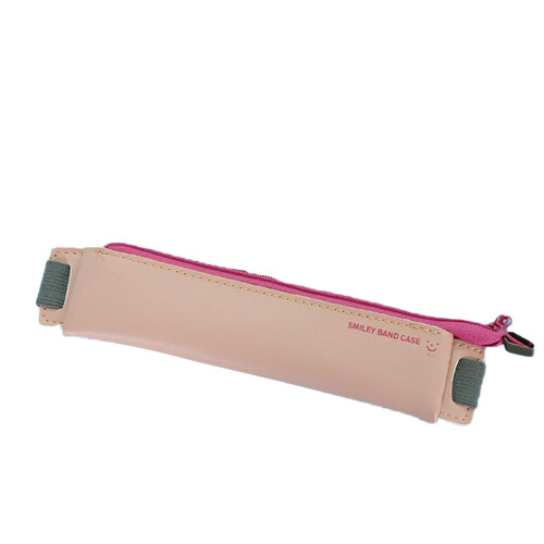 Multi Color PU Pen Protective Bag Zipper Case for Daily Use