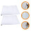 1Set Wit Pe Whiteboard Sticker Voor Thuis, Droog Uitwisbaar, Draagbaar 5