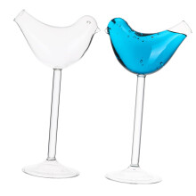 Birdie Glass Bird Shape Cocktail Goblets Wedding Whisky Glasses Creative Set