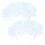 2St Plastic Haarband Kinderen Met Feestelijke Glitter Tinsel 1