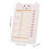 Selbstdisziplin Tracker Wochenplaner PP Beige Für Büro 3