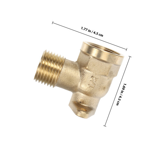 Kupfer Verbindungsstück 90 Pex Rohr Fitting 1