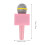Roze Plastic Microfoon Prop Retro Stijl Voor Kids Party 2