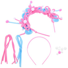2Sets Roze DIY Haarband Pakket Lijm Praktisch En Duurzaam
