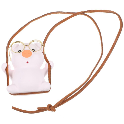 Cartoon Auto Ornament Roze Gips Autoaccessoires