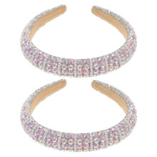 2Stk Komfortabler Rosa Haarreif Mit Barock Für Festlichen Look