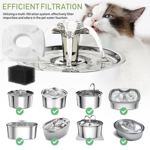 12Sets Dierwaterfilter Vervanging Waterdispenser Filter Kleur 2