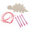 8 Sets Wooden Wind Chime Craft Kits For Kids Spring Activity 11