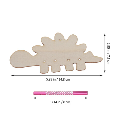 8 Sets Wooden Wind Chime Craft Kits For Kids Spring Activity 1