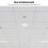 Wit Soffit Exhaust Vent ABS Duurzaam Voor Binnengebruik 7