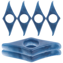 6Stk Resin Buchhalter Daumenring Navy Leicht Tragbar Für