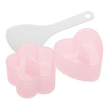 1Set Mehrfarbige Reisform, PP, Herz & Blütenmotiv, Sushi Maker Set