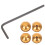 1Set Aluminium Fietsremkabel Einddop Accessoire Sterk 1