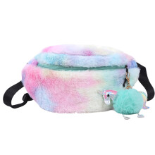 1Stk Mini Plüsch Umhängetasche Damen Grün Fashion Schulter Bag