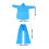 3Ensembles Ponchos Protection Plastique Transparents 2