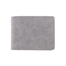 PU Herren Münztasche Vintage Kreditkartenetui Grau