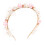 Kinder Haarband Mit Und Perlen in Rosa 1