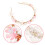 Kinder Haarband Mit Und Perlen in Rosa 11
