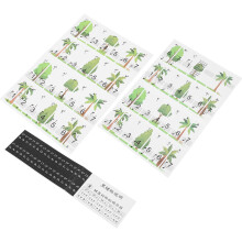 1Pak Piano Keyboard Decal Beginners Kleurrijk Papier Antislip Ontwerp