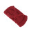 2Stk Rotes Strick Haarband Mit Bogen Warm Und Bequem 1
