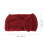 2Stk Rotes Strick Haarband Mit Bogen Warm Und Bequem 2