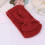 2Stk Rotes Strick Haarband Mit Bogen Warm Und Bequem 7