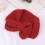 2Stk Rotes Strick Haarband Mit Bogen Warm Und Bequem 11