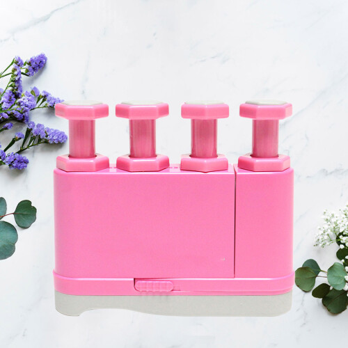 1Ud Ejercitador De Dedos Rosa Para Ejercicio Y Práctica Musical Diaria 2