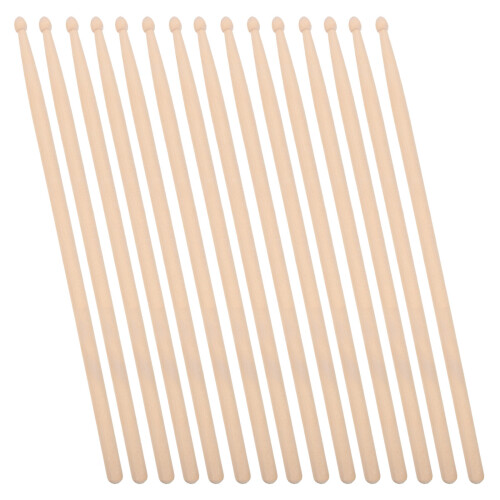 12Paren Paar Drumsticks Esdoorn Beige Voor Studenten Percussion