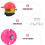 1Set Kinder Hulpraderen Roze Met Licht En Montage 6