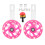 1Set Kinder Hulpraderen Roze Met Licht En Montage 10