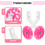 1Set Kinder Hulpraderen Roze Met Licht En Montage 7