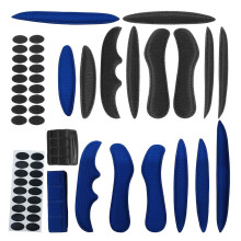 2Sets Zachte Helmvoering in Polyester En Schuim Voor En Motor