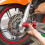 Kettenrollen-Spanner Cnc Aluminium Leicht Rot 10
