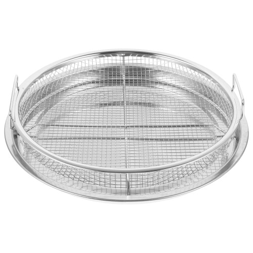 1Set Multifunktionales Grill- Und Bbq -Tablett Silber 2