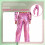 Damenhose Disco Stretch Polyester Slim Fit Hoher Bund 10