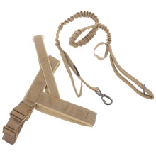 1Set Leichter Haustier-Hundegeschirr Nylon Khaki Für Mittelgroße