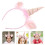 1Stk Pinkes Haarband Plüsch Elastisch Kinder Party Accessoire 10