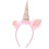 1Stk Pinkes Haarband Plüsch Elastisch Kinder Party Accessoire 8