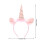 1Stk Pinkes Haarband Plüsch Elastisch Kinder Party Accessoire 3