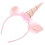 1Stk Pinkes Haarband Plüsch Elastisch Kinder Party Accessoire 4