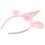 1Stk Pinkes Haarband Plüsch Elastisch Kinder Party Accessoire 7