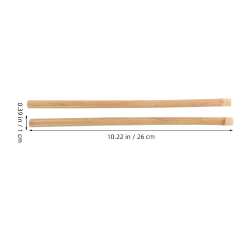 1Par Baquetas De Bambú Beige Para Y Percusión 1