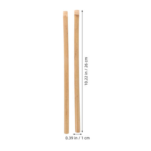 1Par Baquetas De Bambú Beige Para Y Percusión 2