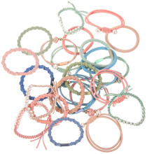 20Stk Perlen Haargummis Nylon Hair Ties Für Haarschleifen