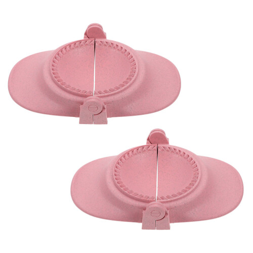 2St Huiselijke Dumpling Maker Rood Plastic En Tarwestro Keukentool 1